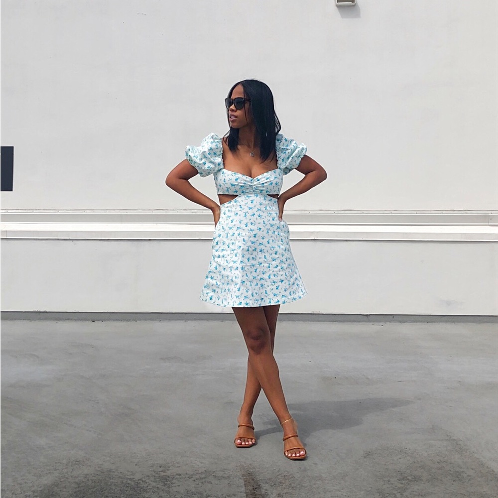Zara Floral Mini Dress. SZ small
